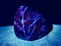 Polished Sodalite Standing Free Forms x 4 From Kunene River, Namibia