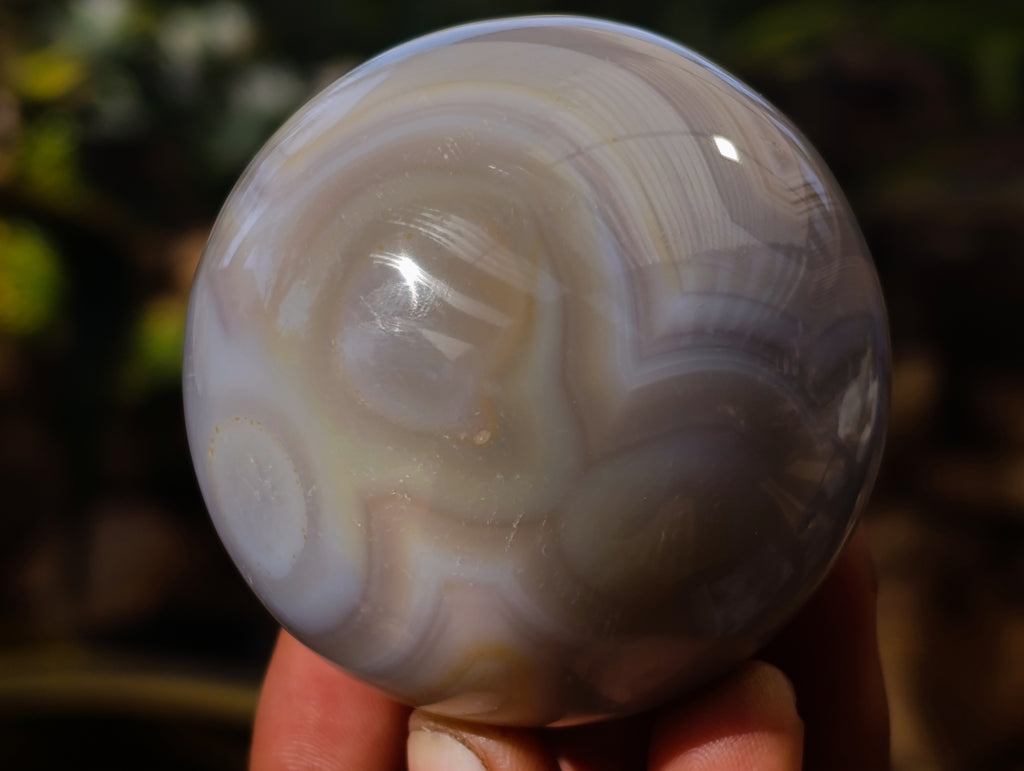 Polished Banded Agate Spheres x 5 From Madagascar - Toprock Gemstones and Minerals 