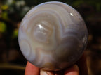 Polished Banded Agate Spheres x 5 From Madagascar - Toprock Gemstones and Minerals 