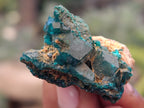 Natural Dioptase On Dolomite Specimens x 12 From Likasi, Congo - Toprock Gemstones and Minerals 