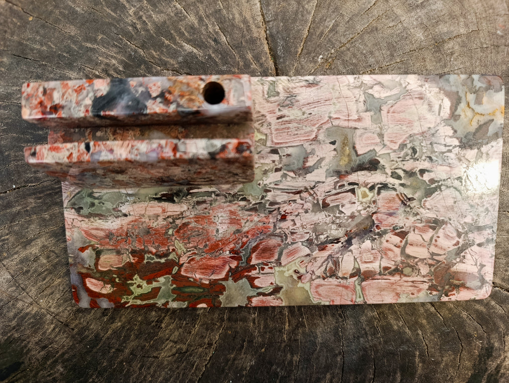 Polished Brecciated Red Jasper Desk Set - Sold Per Item - From South Africa - Toprock Gemstones and Minerals 