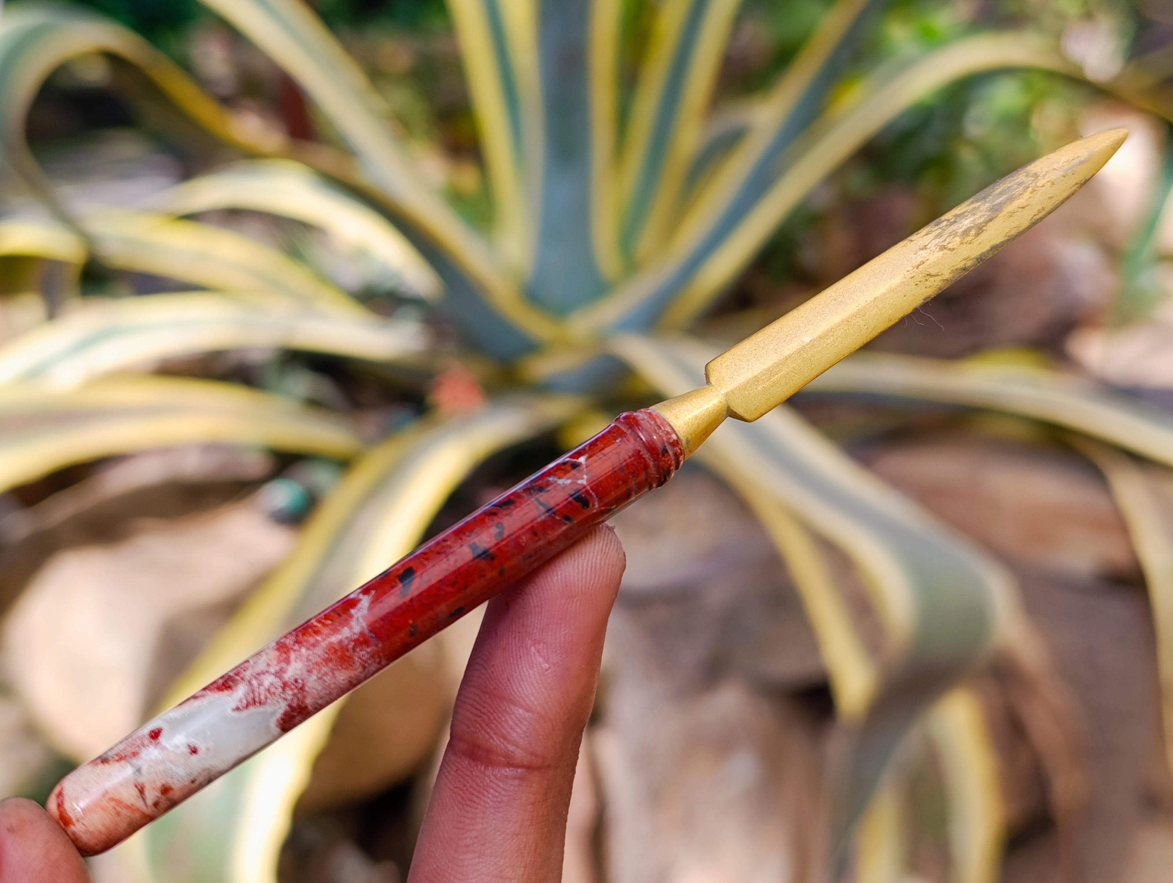 Polished Brecciated Red Jasper Desk Set - Sold Per Item - From South Africa - Toprock Gemstones and Minerals 