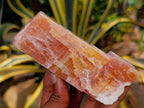 Natural Rhombohedral Sunset Orange Calcite Specimens x 6 From Spitzkop, Namibia - Toprock Gemstones and Minerals 