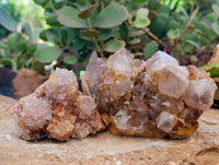Natural Smokey Ametrine Spirit Quartz Crystals x 4 From South Africa