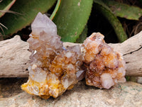Natural Smokey Ametrine Spirit Quartz Crystals x 4 From South Africa