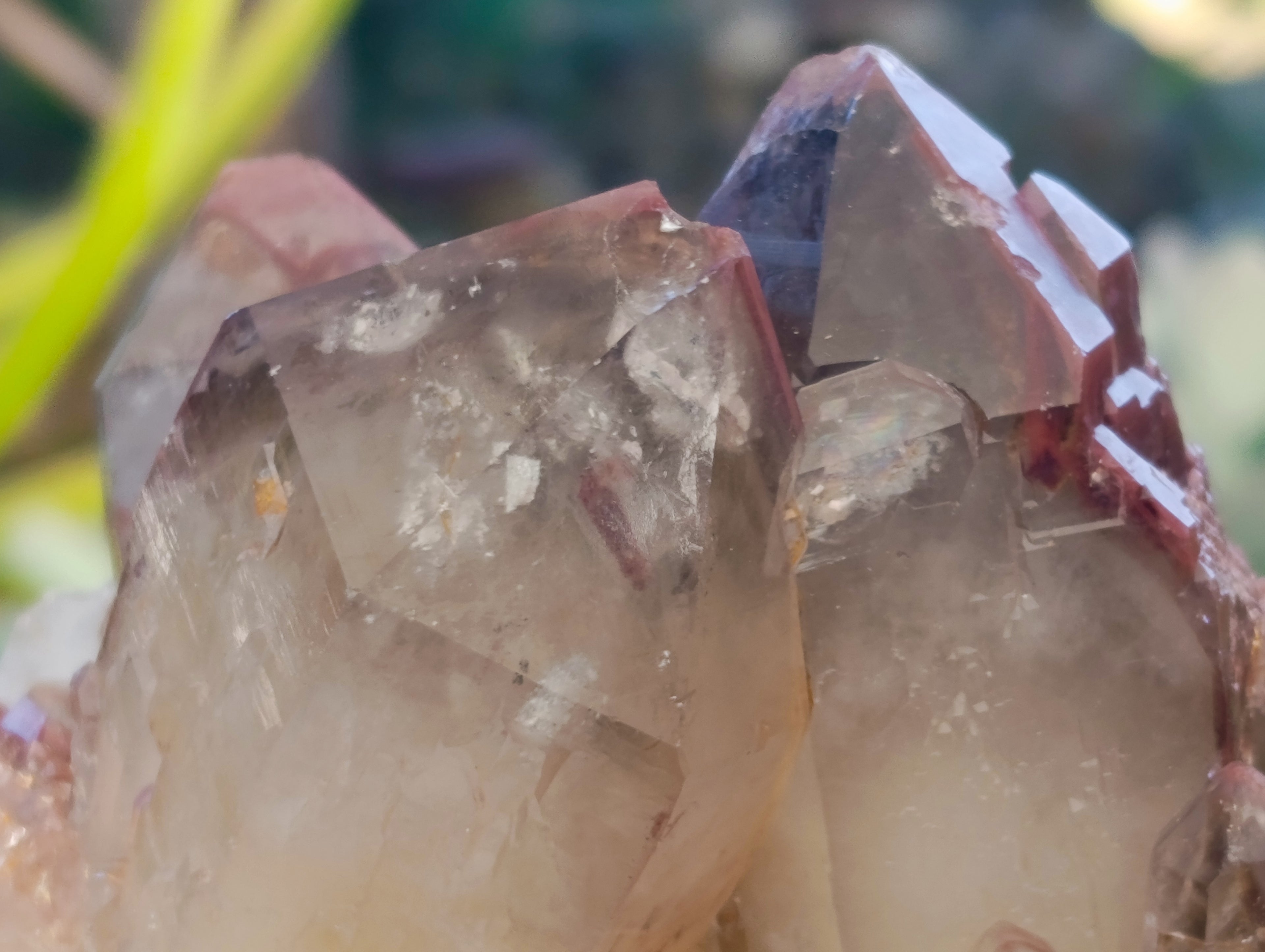 Natural Red Hematoid Quartz Clusters x 2 From Karoi, Zimbabwe - Toprock Gemstones and Minerals 
