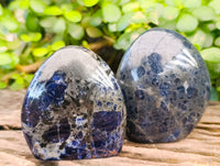 Polished Sodalite Standing Free Forms x 4 From Kunene River, Namibia - Toprock Gemstones and Minerals 