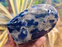 Polished Sodalite Standing Free Forms x 4 From Kunene River, Namibia - Toprock Gemstones and Minerals 