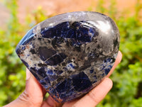 Polished Sodalite Standing Free Forms x 4 From Kunene River, Namibia - Toprock Gemstones and Minerals 