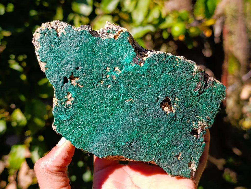 Natural Crystalline Malachite Specimens x 2 From Tenke Fungurume, Congo - Toprock Gemstones and Minerals 
