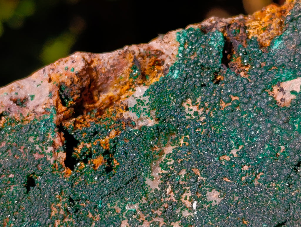Natural Crystalline Malachite Specimens x 2 From Tenke Fungurume, Congo - Toprock Gemstones and Minerals 