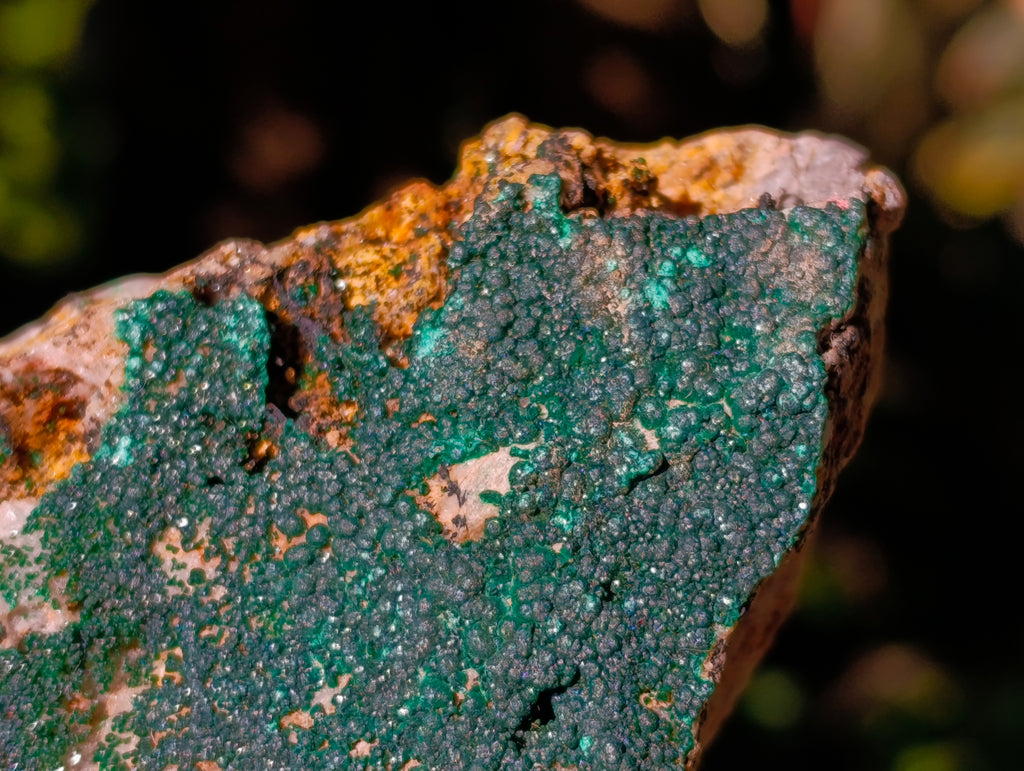 Natural Crystalline Malachite Specimens x 2 From Tenke Fungurume, Congo - Toprock Gemstones and Minerals 