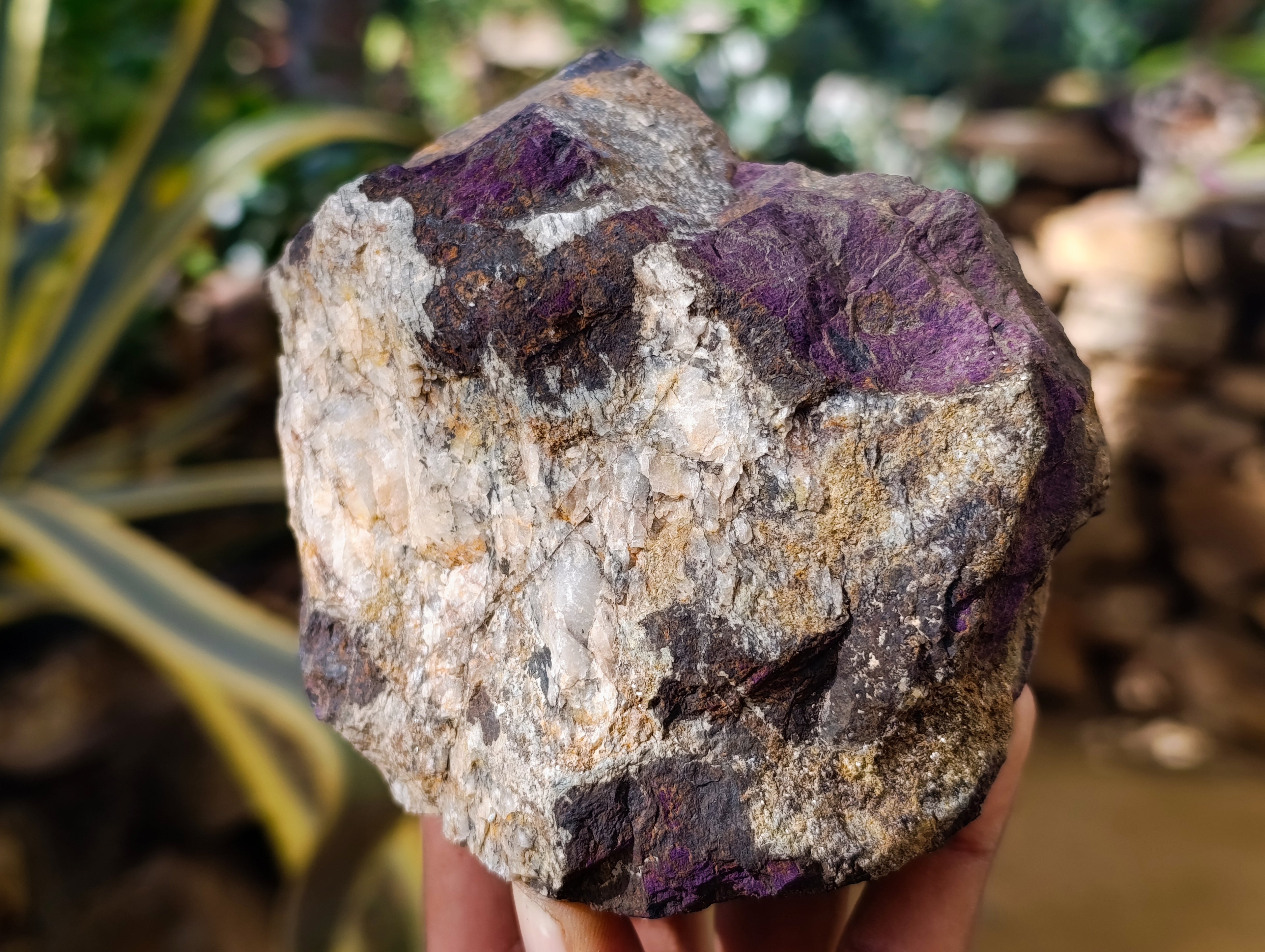 Natural Metallic Purpurite Cobbed Specimens x 5 From Erongo, Namibia - Toprock Gemstones and Minerals 