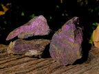 Natural Metallic Purpurite Cobbed Specimens x 5 From Erongo, Namibia - Toprock Gemstones and Minerals 