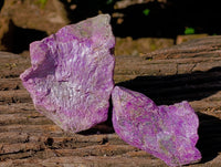 Natural Stichtite Cobbed Specimens x 12 From Barberton, South Africa