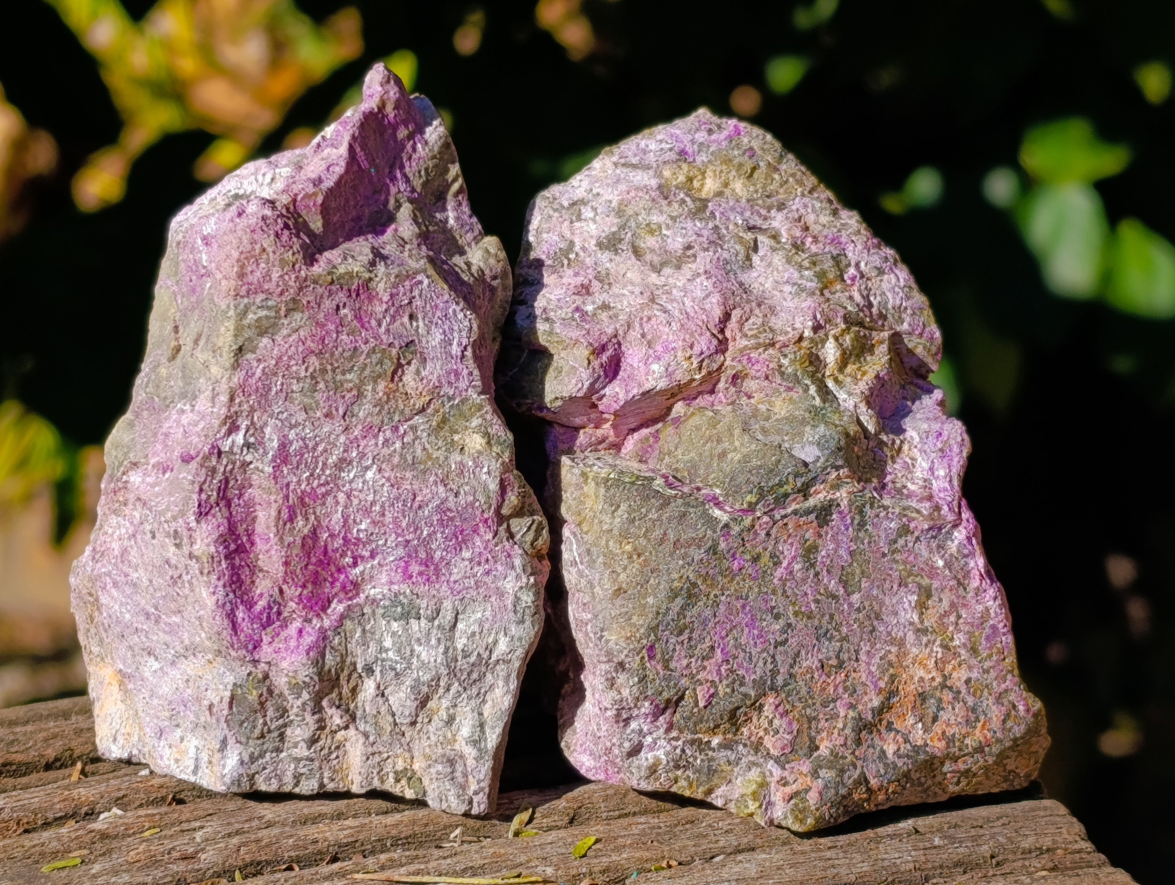 Natural Stichtite Cobbed Specimens x 12 From Barberton, South Africa - Toprock Gemstones and Minerals 