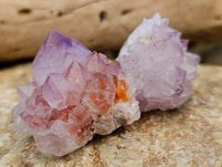 Natural Sunburst Cactus Flower Amethyst Spirit Quartz Clusters x 20 From South Africa