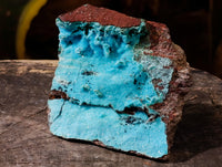 Natural Drusy Coated Chrysocolla with Malachite Specimens x 2 From Congo