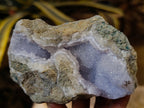 Natural Blue Lace Agate Geodes x 6 From Nsanje, Malawi - Toprock Gemstones and Minerals 