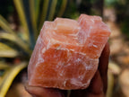 Natural Rhombohedral Sunset Orange Calcite Specimens x 24 From Spitzkop, Namibia - Toprock Gemstones and Minerals 
