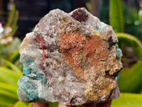 Natural Shattuckite with Chrysocolla and Malachite Cutting Material x 6 From Namibia