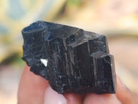 Natural Small Terminated Schorl Black Tourmaline Crystals with a little Hyalite Opal x 70 From Erongo, Namibia