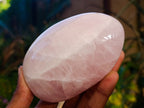 Polished Rose Quartz Standing Free Forms x 3 From Ambatondrazaka, Madagascar - Toprock Gemstones and Minerals 
