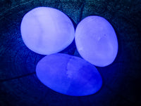 Polished Green Fluorite Palm Stones x 35 From Madagascar