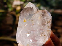 Polished Mixed Quartz Crystals Including Smokey Citrine x 6 from Madagascar