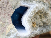 Natural Blue Lace Agate Geodes x 5 From Nsanje, Malawi