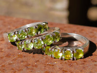 Polished Selection of 9 Carat Gold Plated Faceted Rings x 12 From Southern Africa