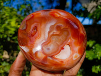 Polished Carnelian Agate Bowls x 3 From Madagascar