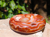 Polished Carnelian Agate Bowls x 3 From Madagascar