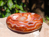 Polished Carnelian Agate Bowls x 3 From Madagascar