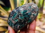Polished Emerald Mica In Matrix Standing Free Forms x 6 From Mutoko, Zimbabwe - Toprock Gemstones and Minerals 