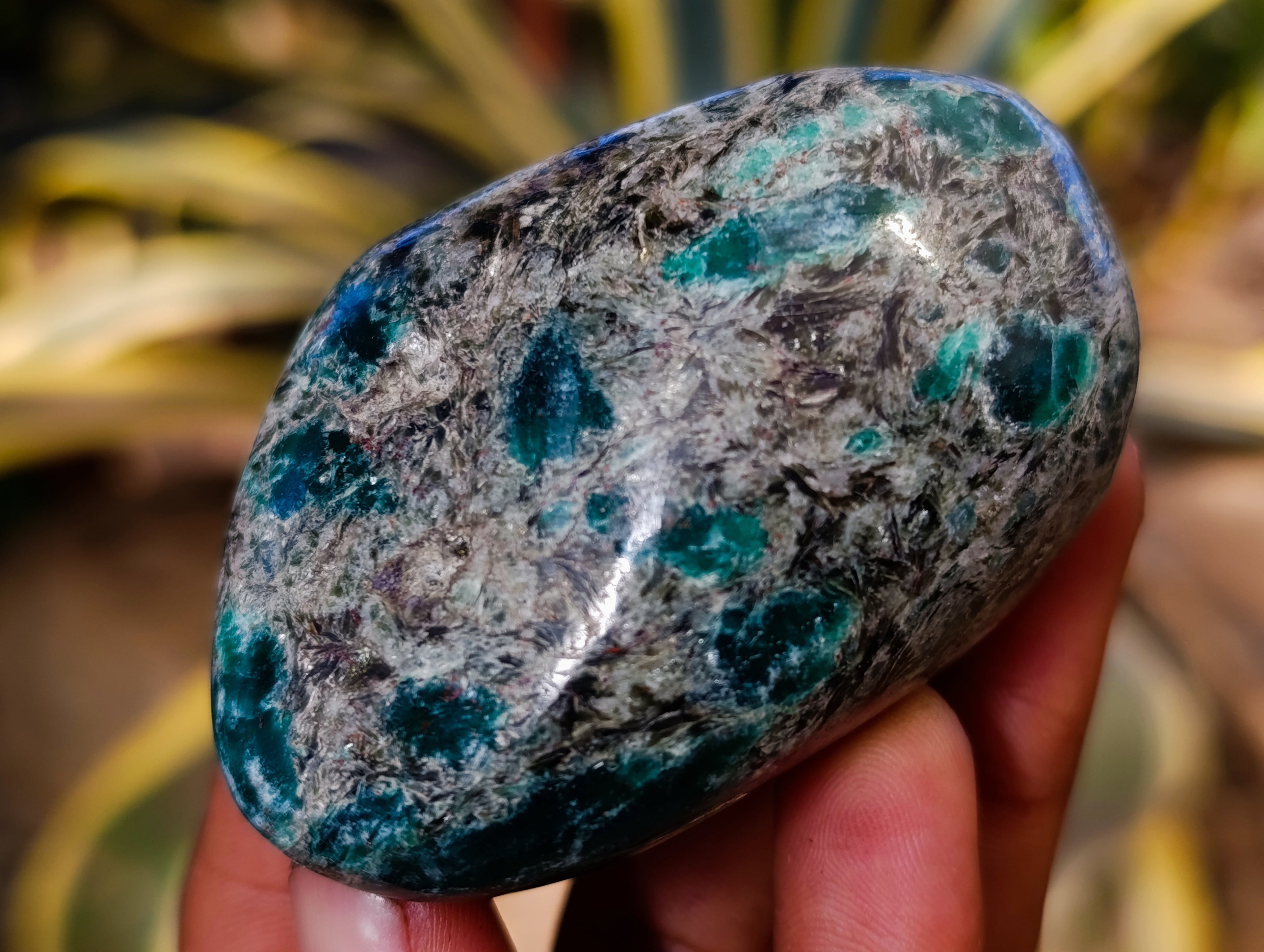 Polished Emerald Mica In Matrix Standing Free Forms x 6 From Mutoko, Zimbabwe - Toprock Gemstones and Minerals 