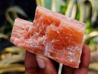 Natural Rhombohedral Sunset Orange Calcite Specimens x 24 From Spitzkop, Namibia