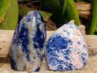 Polished Sodalite Standing Free Forms x 6 From Kunene River, Namibia - Toprock Gemstones and Minerals 