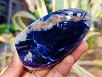 Polished Sodalite Standing Free Forms x 6 From Kunene River, Namibia - Toprock Gemstones and Minerals 