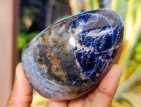 Polished Sodalite Standing Free Forms x 6 From Kunene River, Namibia - Toprock Gemstones and Minerals 