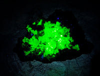 Natural Schorl Black Tourmaline with Hyalite Opal and Green Fluorite x 2 From Erongo, Namibia - Toprock Gemstones and Minerals 