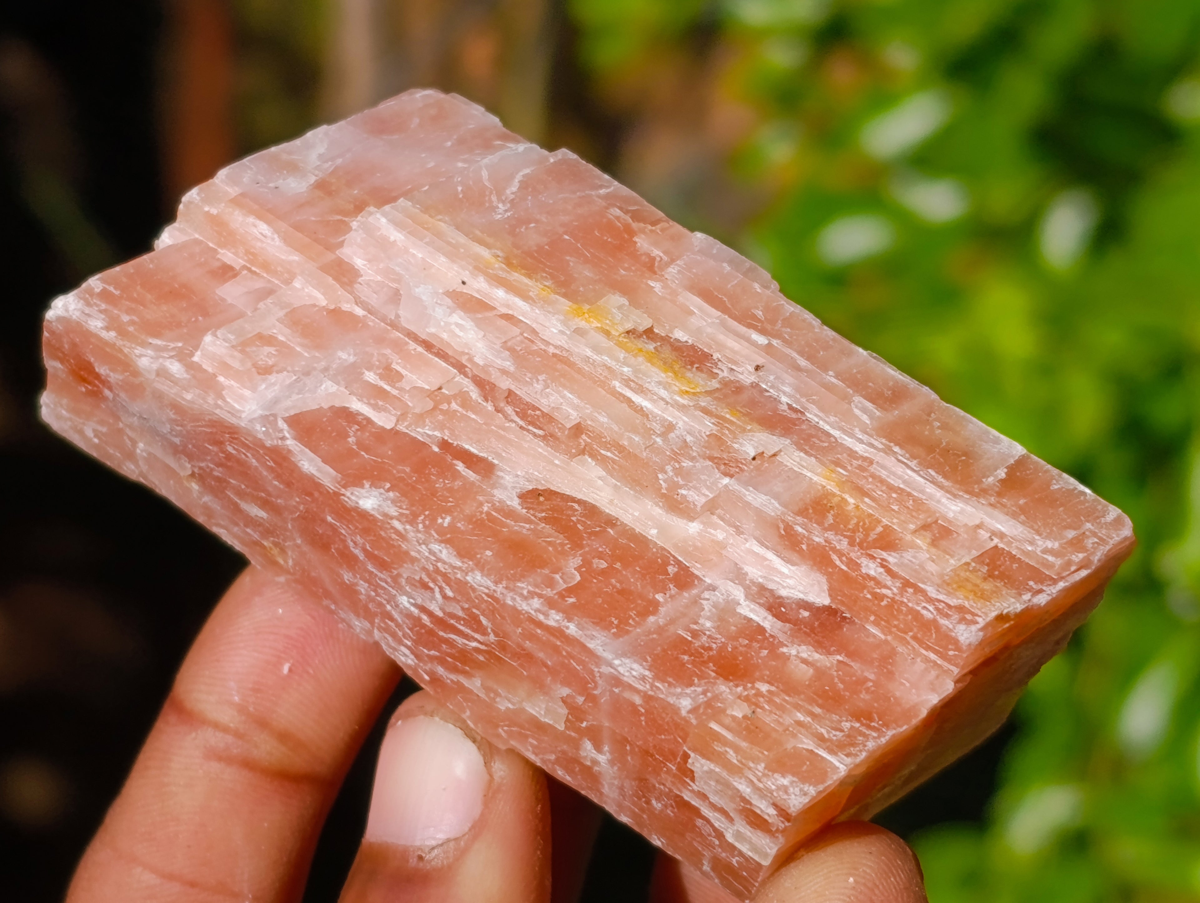 Natural Rhombohedral Sunset Orange Calcite Specimens x 24 From Spitzkop, Namibia - Toprock Gemstones and Minerals 