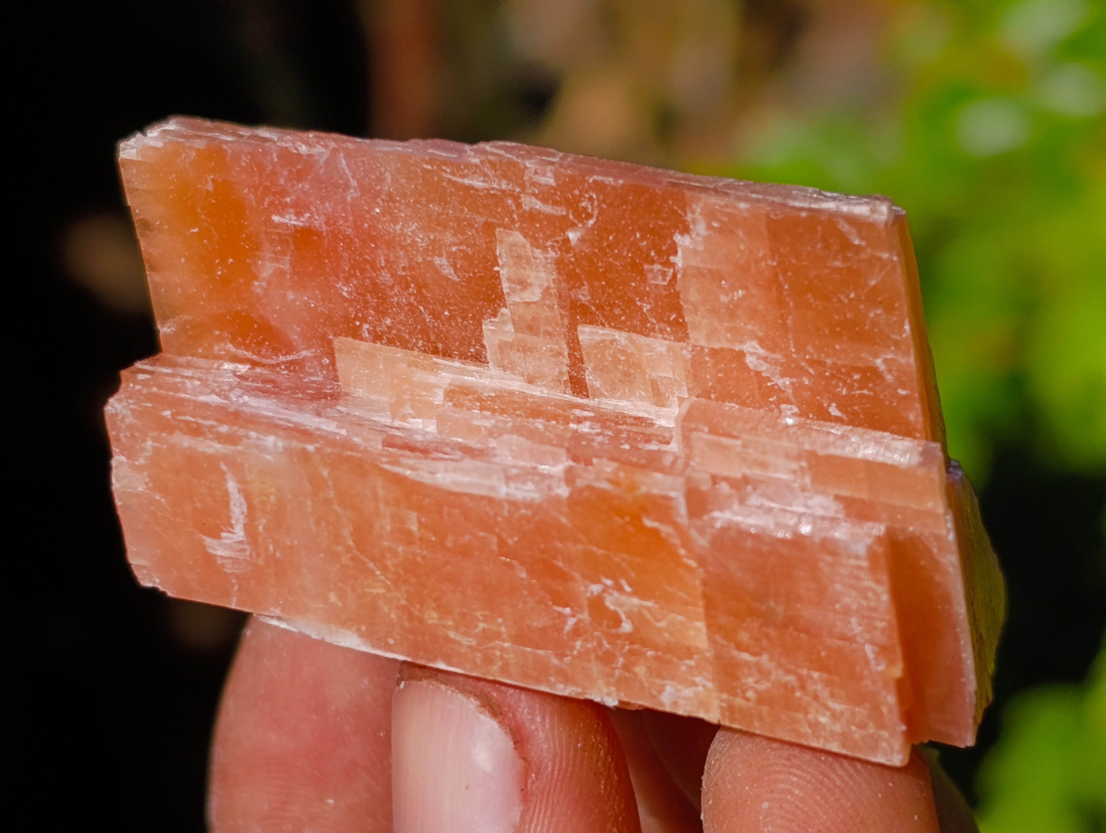 Natural Rhombohedral Sunset Orange Calcite Specimens x 24 From Spitzkop, Namibia - Toprock Gemstones and Minerals 