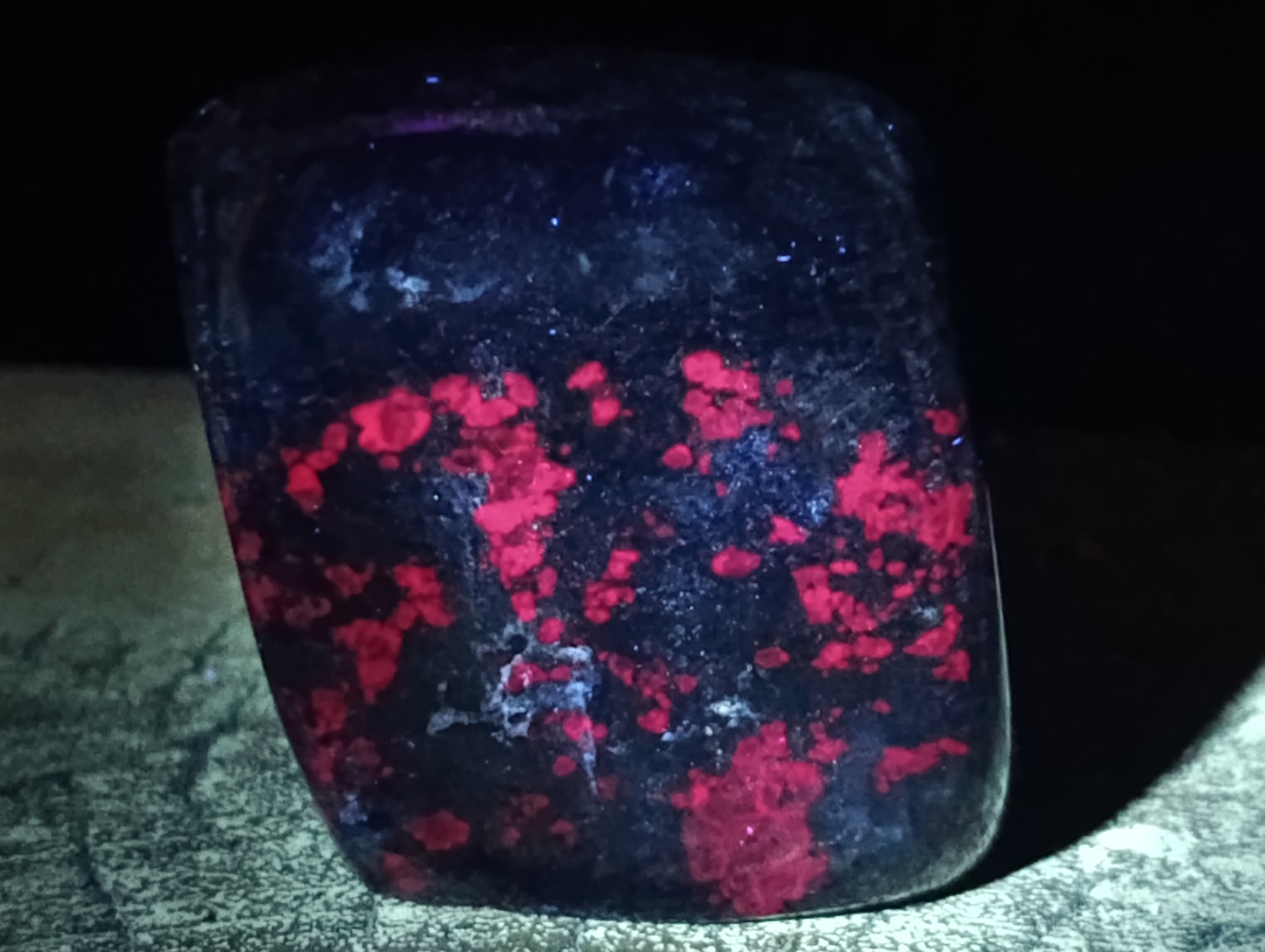 Polished Ruby Corundum In Chrome Verdite Standing Free Forms x 3 From Zimbabwe - Toprock Gemstones and Minerals 