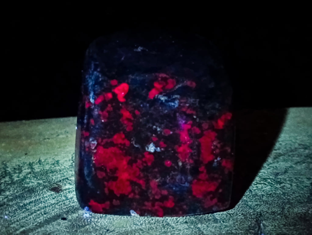 Polished Ruby Corundum In Chrome Verdite Standing Free Forms x 3 From Zimbabwe - Toprock Gemstones and Minerals 