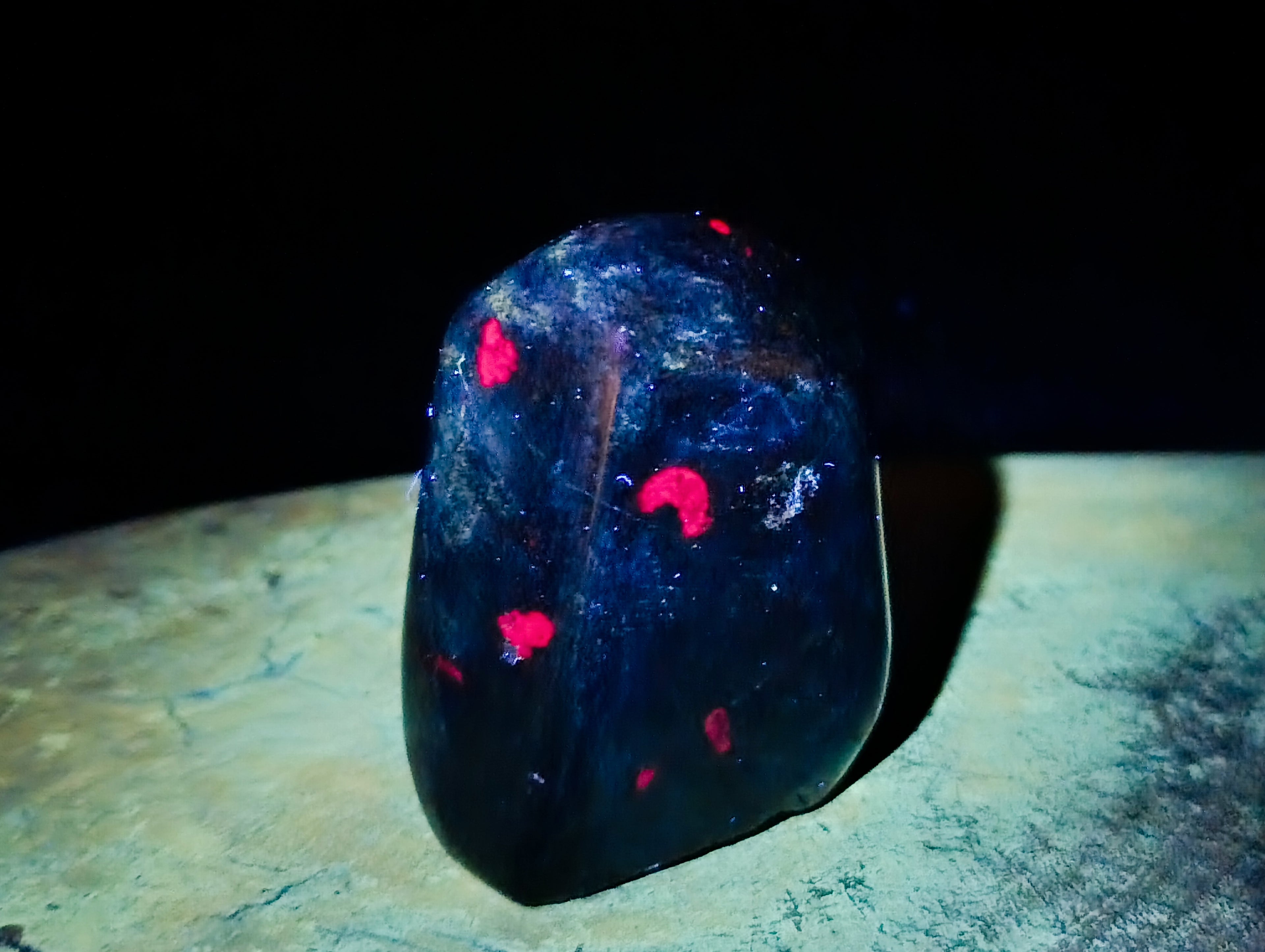 Polished Ruby Corundum In Chrome Verdite Standing Free Forms x 3 From Zimbabwe - Toprock Gemstones and Minerals 