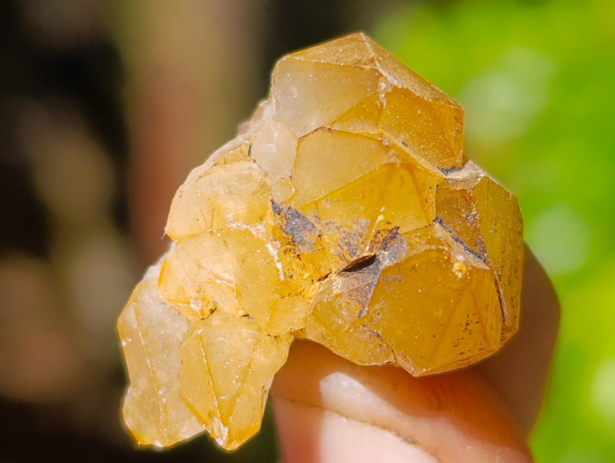 Natural Purple Amethyst and Golden Limonite Single Quartz Crystals x 3.19 Kg Lot From Zambia - Toprock Gemstones and Minerals 