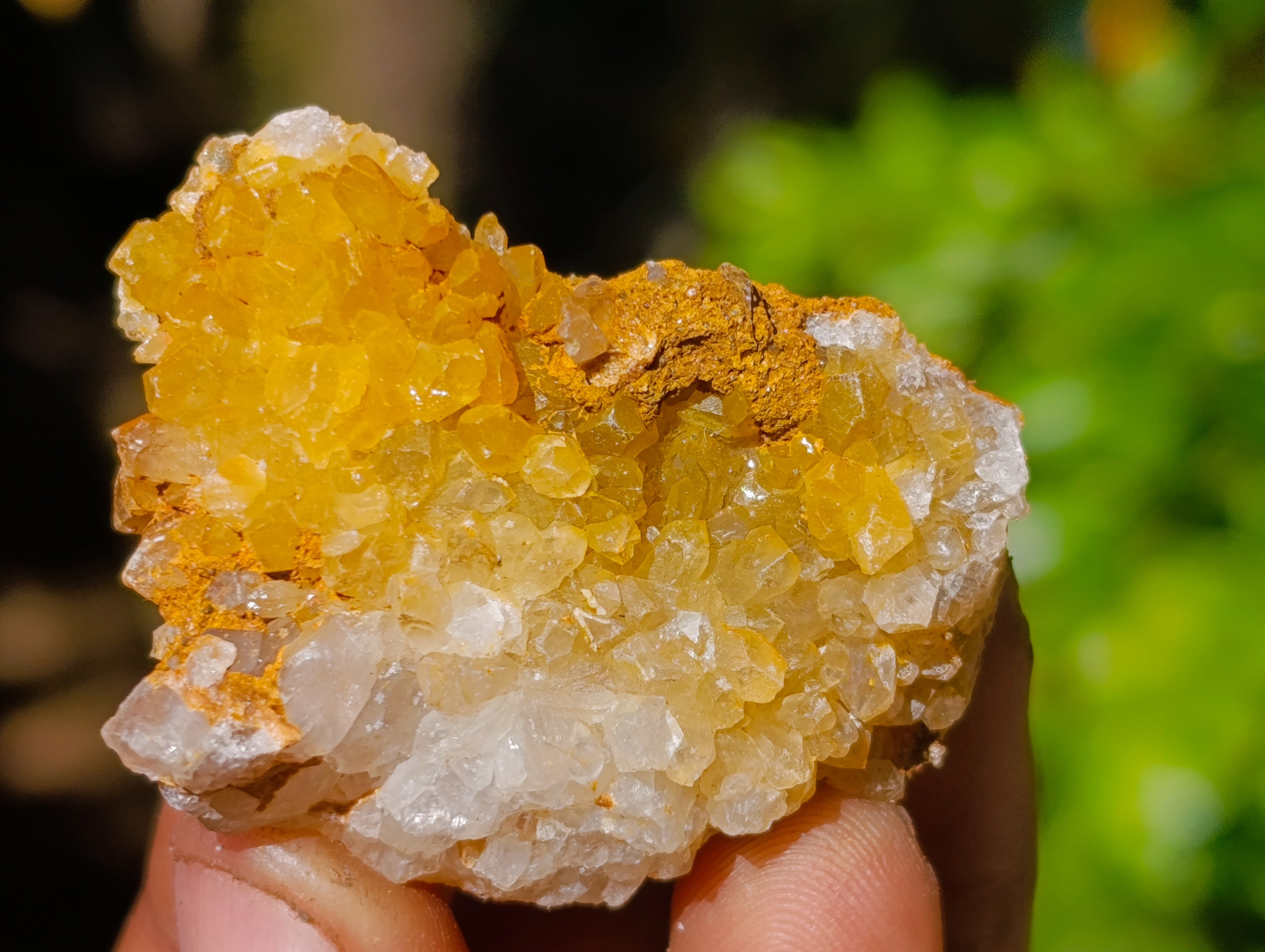 Natural Purple Amethyst and Golden Limonite Single Quartz Crystals x 3.19 Kg Lot From Zambia - Toprock Gemstones and Minerals 