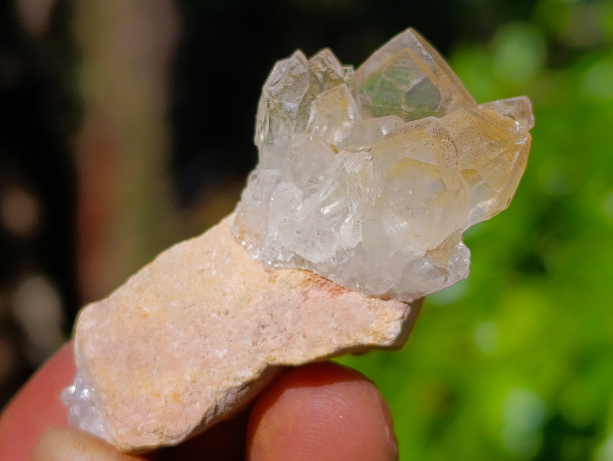 Natural Purple Amethyst and Golden Limonite Single Quartz Crystals x 3.19 Kg Lot From Zambia - Toprock Gemstones and Minerals 