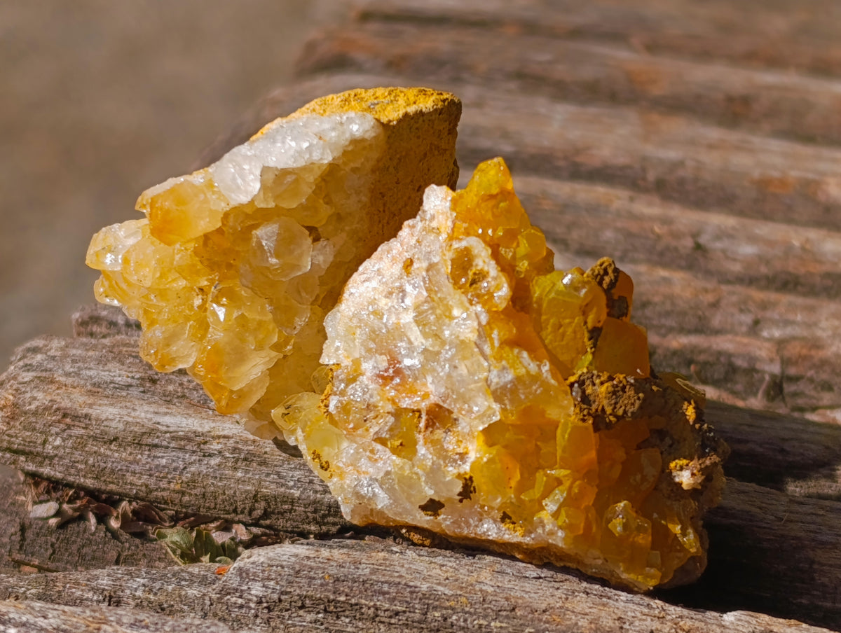 Natural Purple Amethyst and Golden Limonite Single Quartz Crystals x 3.19 Kg Lot From Zambia - Toprock Gemstones and Minerals 